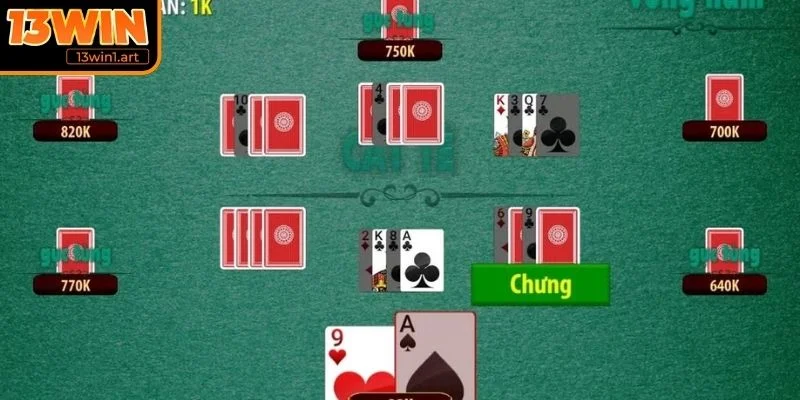 Cách chơi Catte và vòng chơi