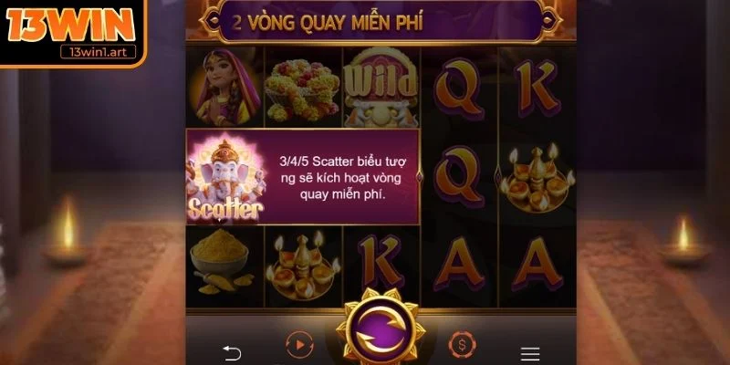 Scatter mở kho vàng Free Spins