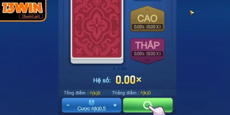 Các tùy chọn cược Hilo  mở rộng  