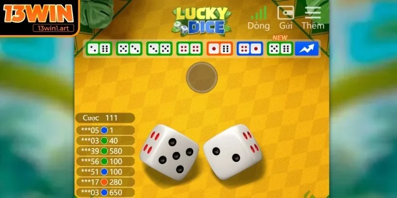 Dạng Lucky Dice một số duy nhất  